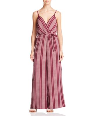 Band of Gypsies Striped Wide Leg Jumpsuit