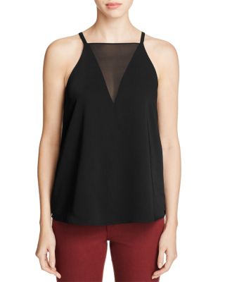 Cooper & Ella Daria Sheer Paneled Tank