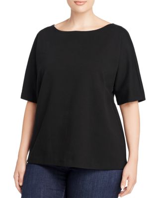 Eileen Fisher Plus Elbow Sleeve Top