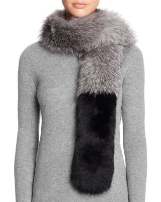 Surell Fox Fur Stole Scarf - 100% Bloomingdale's Exclusive