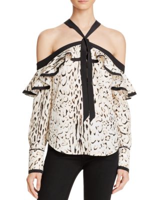 GUESS Grayson Off-The-Shoulder Ruffle Top