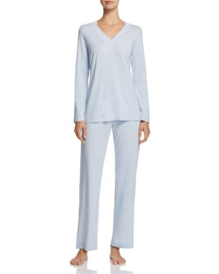 Hanro Champagne Long Sleeve Pajama Set