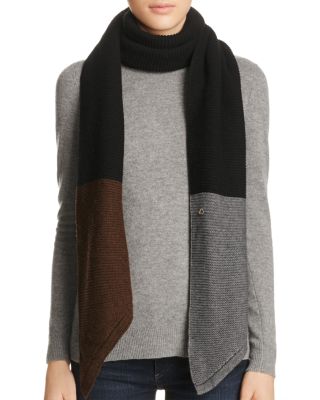 UGG® Textured Oversized Color Block Wrap Scarf