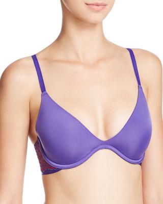 On Gossamer Lace Back Plunge Contour Bra #G3933