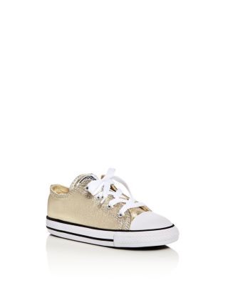 Converse Girls' Seasonal Chuck Taylor All Star Metallic Lace Up Sneakers - Toddler