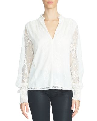 1.STATE Blouson Sleeve Lace Blouse