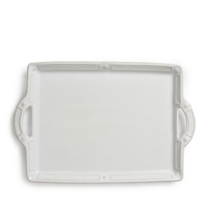 Juliska Berry & Thread French Panel Whitewash Handled Tray