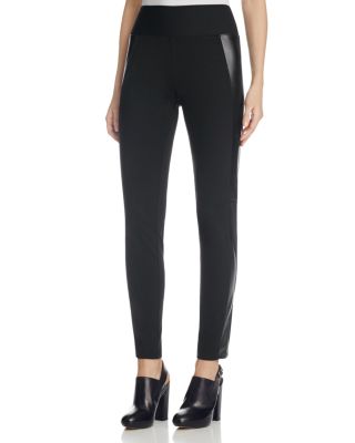 Foxcroft Techno Faux Leather Patch Leggings