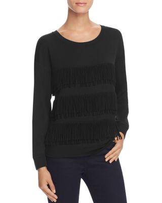 Soft Joie Barata Tiered Fringe Sweatshirt