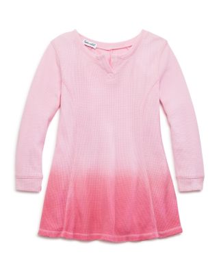 Splendid Girls' Dip-Dyed Thermal Dress - Sizes 2-6X