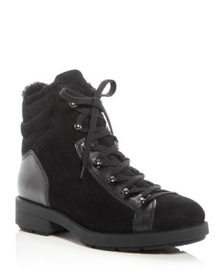 Aquatalia Lettie Shearling Weatherproof Booties