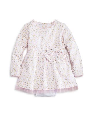 kate spade new york Infant Girls' Gold Dot Knit Dress - Sizes 3-9 Months