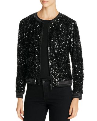 Sanctuary Sequin Bomber Jacket - 100% Bloomingdale's Exclusive