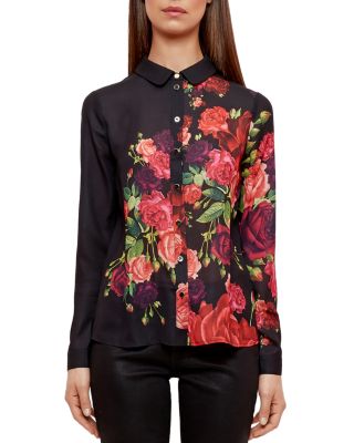 Ted Baker Aplih Juxtapose Rose Shirt