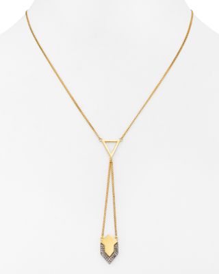 Botkier Y Chain Pendant Necklace, 18