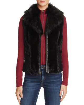 GUESS Gabby Faux Fur Vest