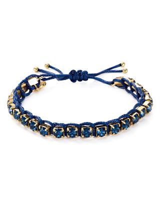 Tory Burch Swarovski Crystal Macramé Bracelet