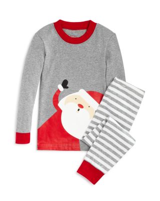 Sara's Prints Infant Unisex Striped Santa Pajama Set - Sizes 3-24 Months