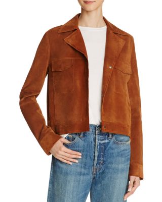 Vince Jean Suede Moto Jacket