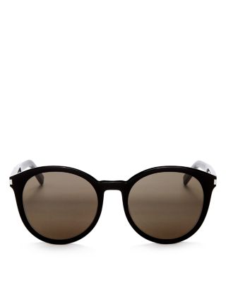 Saint Laurent Oversized Round Sunglasses, 54mm