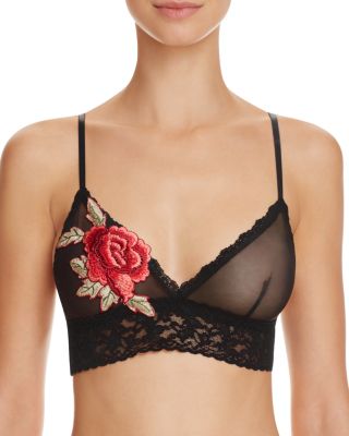 Hanky Panky Rose Appliqué Bralette #257116