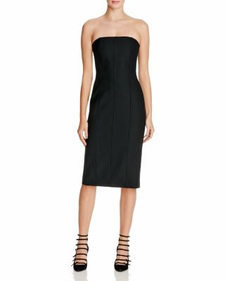 Elizabeth and James Margo Corseted Strapless Dress