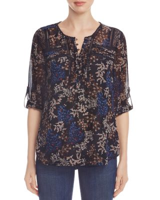 Daniel Rainn Floral Print Blouse