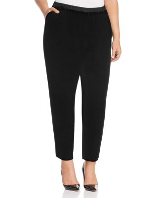 Eileen Fisher Plus Velvet Ankle Pants