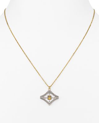 Rebecca Minkoff Double V Pendant Necklace, 18