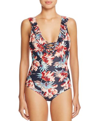 Tori Praver Milos Victoria Floral One Piece Swimsuit