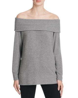 cupcakes and cashmere Brooklyn Off-The-Shoulder Sweater