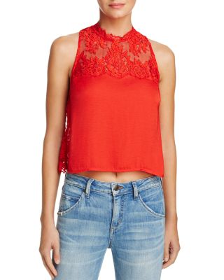 Free People Tied To You Lace Top