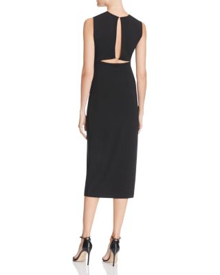 T by Alexander Wang Open Back Jersey Midi Dress