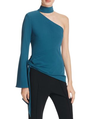 Cinq à Sept Briah Asymmetric Choker Top