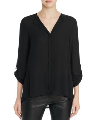 B Collection by Bobeau Christy Pleat-Back Blouse