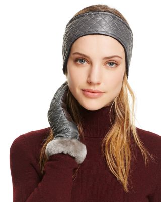 UGG® Quilted Tech Gloves & Headband