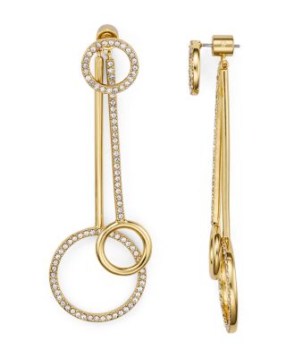 kate spade new york Double Ring Drop Earrings 