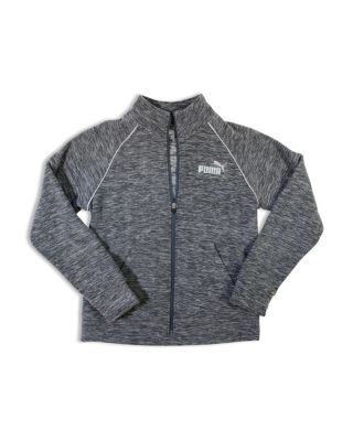 PUMA Boys' Logo Space-Dyed Zip Jacket - Sizes S-XL