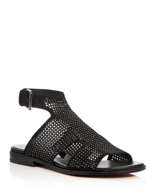 Donald J Pliner Leah Perforated Gladiator Sandals