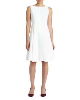 Lafayette 148 New York Nina Pleated Wool Dress