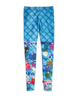 Terez Girls' Stoney Clover Lane Leggings & Keychain Set - Sizes 7-16