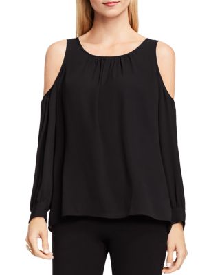 VINCE CAMUTO Cold Shoulder Blouse - 100% Bloomingdale's Exclusive