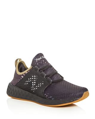New Balance Men's Fresh Foam Cruz Sport Lace Up Sneakers In Black | ModeSens