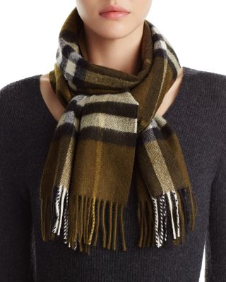 BURBERRY Giant Icon Check Cashmere Scarf,3996021