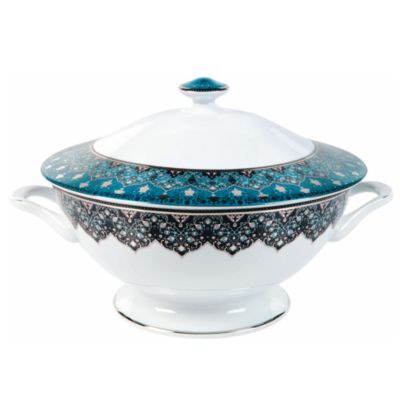 Philippe Deshoulieres Dhara Peacock Soup Tureen with Lid