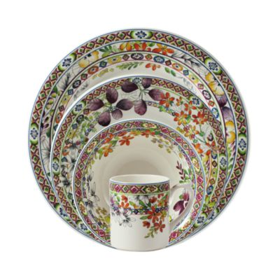 Gien France Bagatelle 4-Piece Place Setting