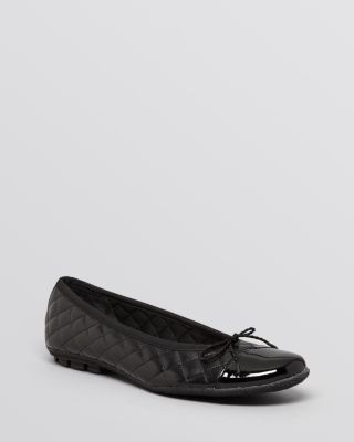 Paul Mayer Cozy Quilted Ballet Flats