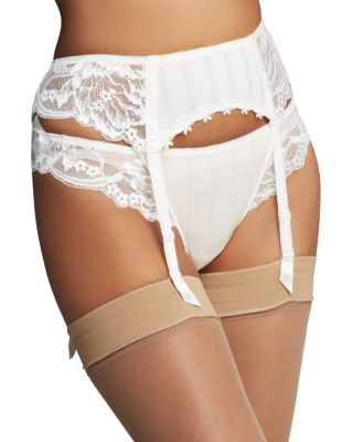 Simone Perele Amour Suspender Belt In Ivory