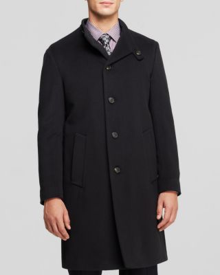 Armani Collezioni Band Collar Coat