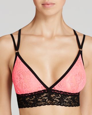 Hanky Panky Black & Bright Strappy Bralette #357432